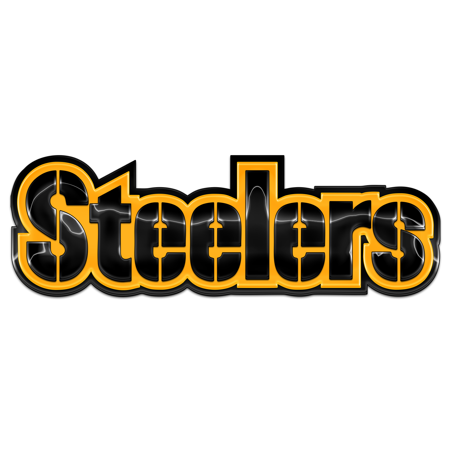 Pittsburgh Steelers Crystal Logo vinyl decal